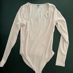 Pink Long Sleeve Bodysuit